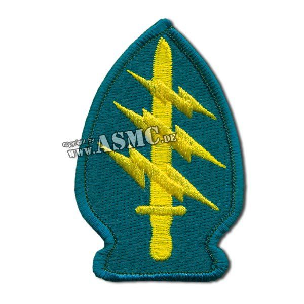 Insignia textil US Special Forces azul/amarillo