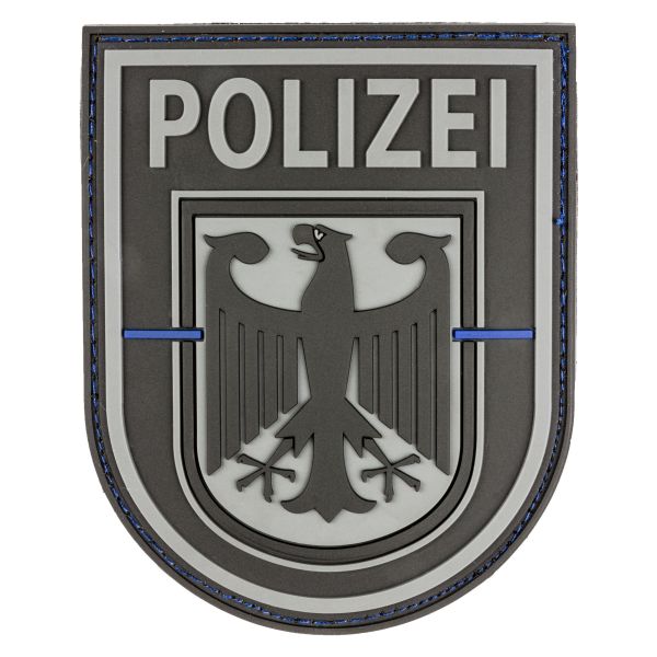 Parche 3D Policia Federal Bundespolizei Thin Blue Line swat