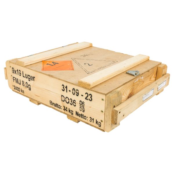 Caja de almacenamiento madera usada