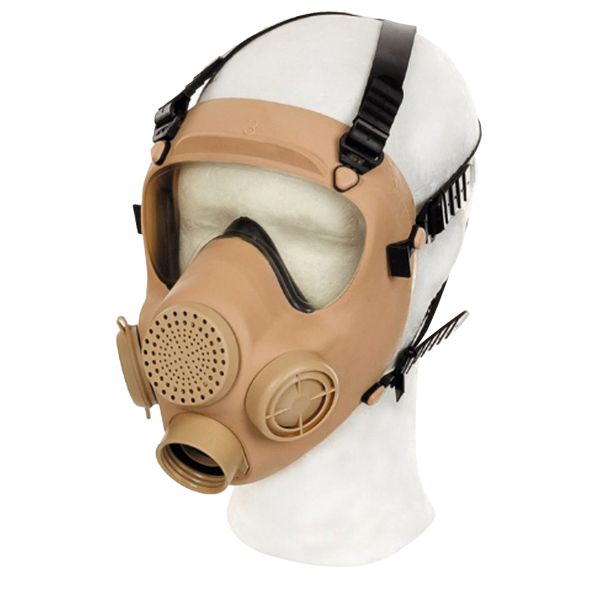 Máscara protectora polaca MP5 caqui semi-nueva