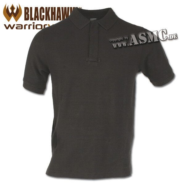 Camiseta polo Blackhawk Cotton Polo Shirt negra