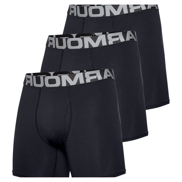 Under Armour Boxer shorts Charged Cotton 15 cm paq. 3 uds. negro