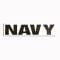 Pegatina transparente Navy