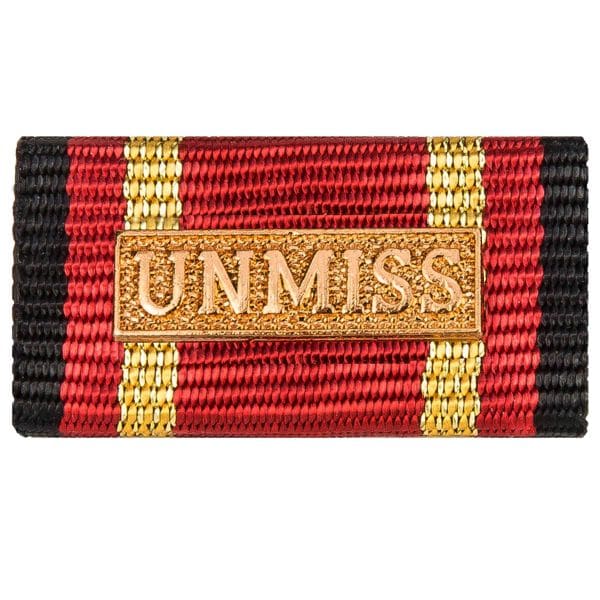 Medalla al servicio UNMISS gold