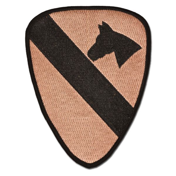Insignia textile US 1st Cavalry subdued