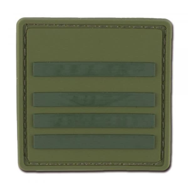 Distintivo de grado Francia Commandant verde oliva camuflado