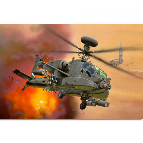 Modelo a escala Revell Apache AH-64D Longbow
