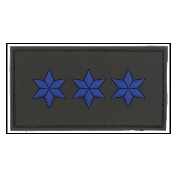 Parche - 3D Insignia de rango Polizeiobermeister negro