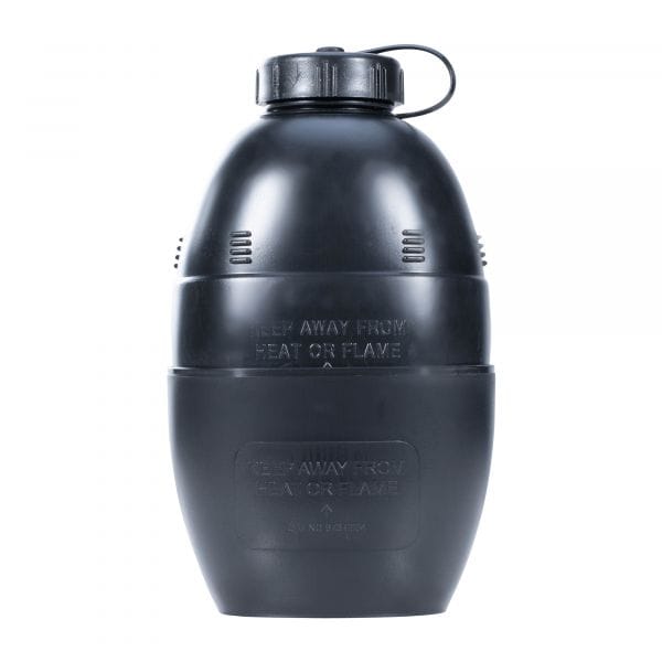BCB Botella de agua con vaso negro