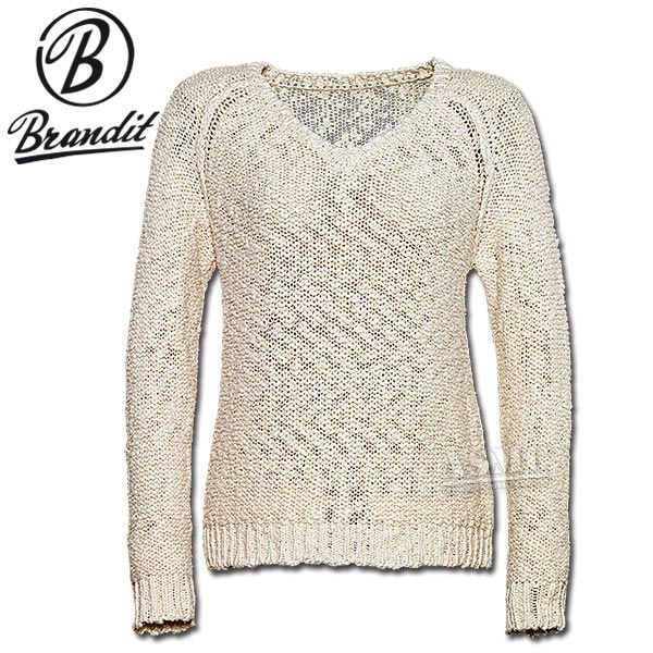 Samantha knitted Sweater Brandit blanco