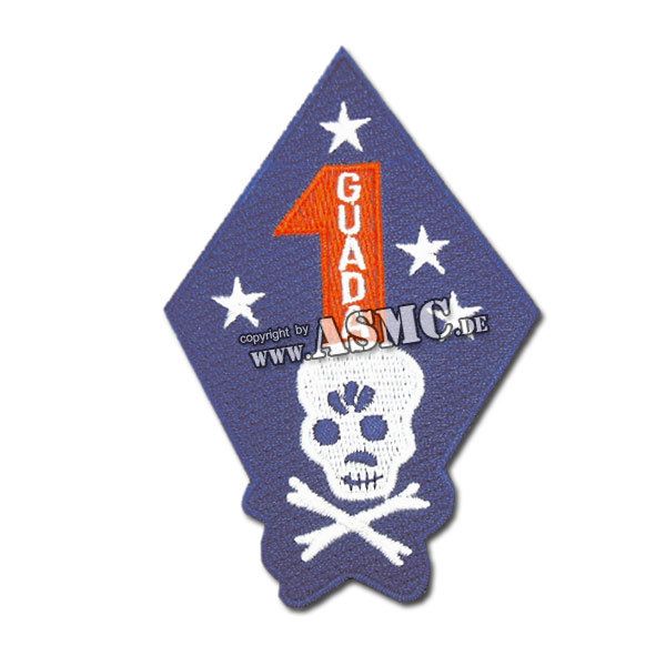 Insignia textil US USMC 1st GUADA