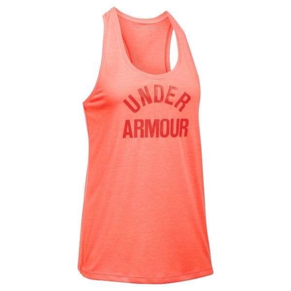 Camiseta de tirantes Under Armour Fitness damasThreadborne naran