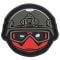 TacOpsGear 3D parche PVC Tacticons Nro. 43 No Hero Smiley Emoji