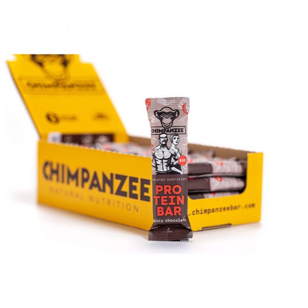 Chimpanzee barrita prot. Bio Protein Bar Spicy Chocolate 25 uds.