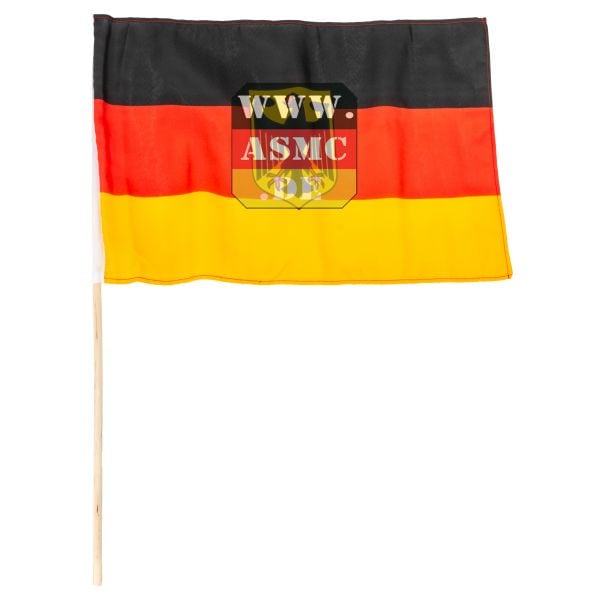 Bandera de mano 45x30 Alemania con el águila "Bundesadler"