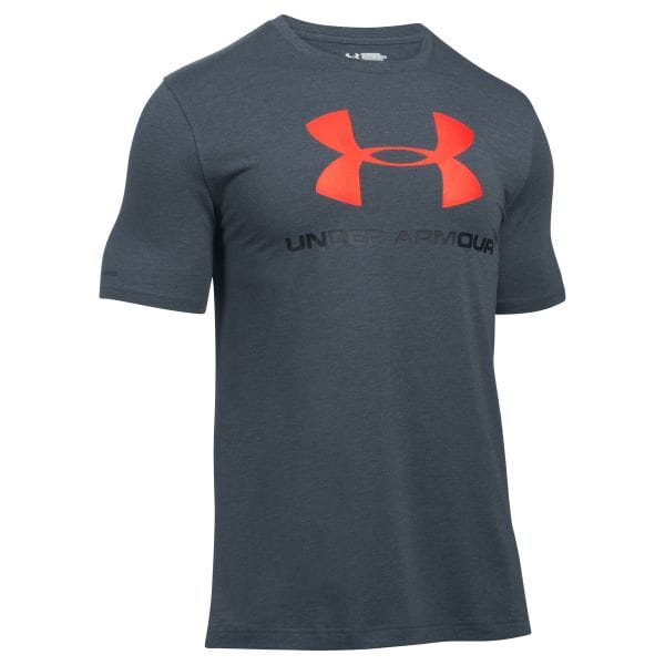 Camiseta Under Armour Fitness Sportstyle Logo gris oscuro