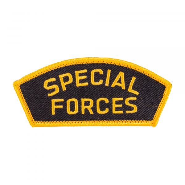 Insignia Special Forces Cap negra-color dorado