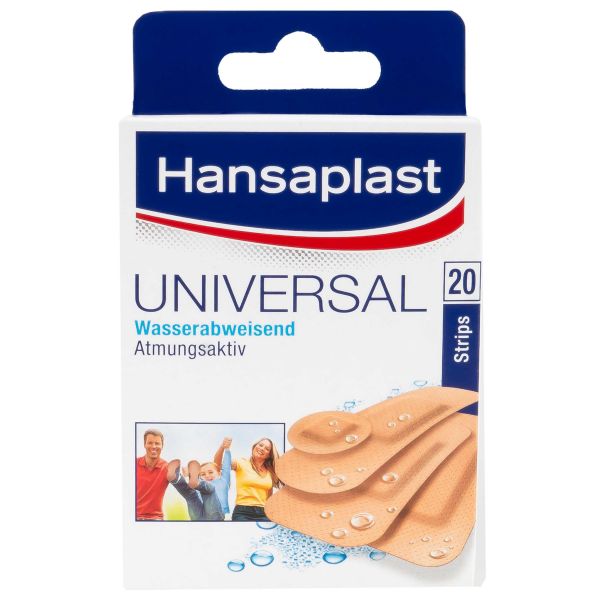 Hansaplast tiritas Universal 20 tiras en tamaño 4
