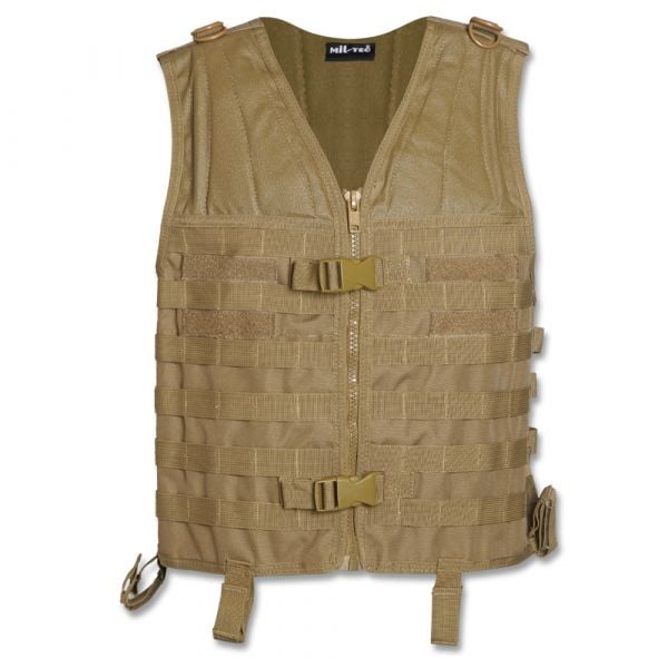 Mil-Tec Chaleco Molle Carrier coyote