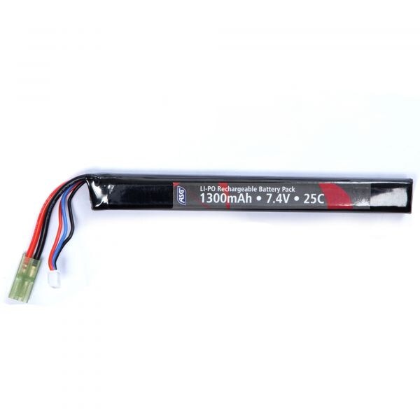 ASG Airsoft Batería Stick Type 7.4V 1300 mAh LI-PO
