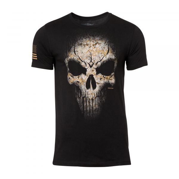 7.62 Design camiseta USMC Desert Marpat Skull negra