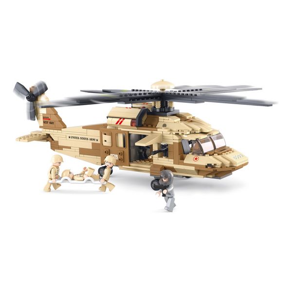 Sluban set de bloques Black Hawk Helicóptero M38-B0509