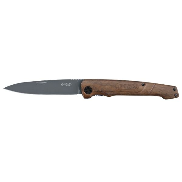 Walther Navaja BWK 1 Blue Wood Knife antracita marrón