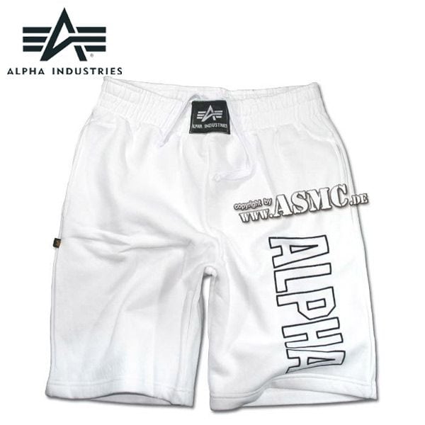 Shorts Alpha Track blancos