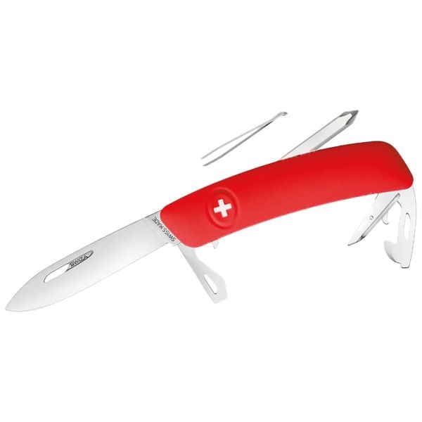 Cuchillo suizo SWIZA D04 11 funciones rojo