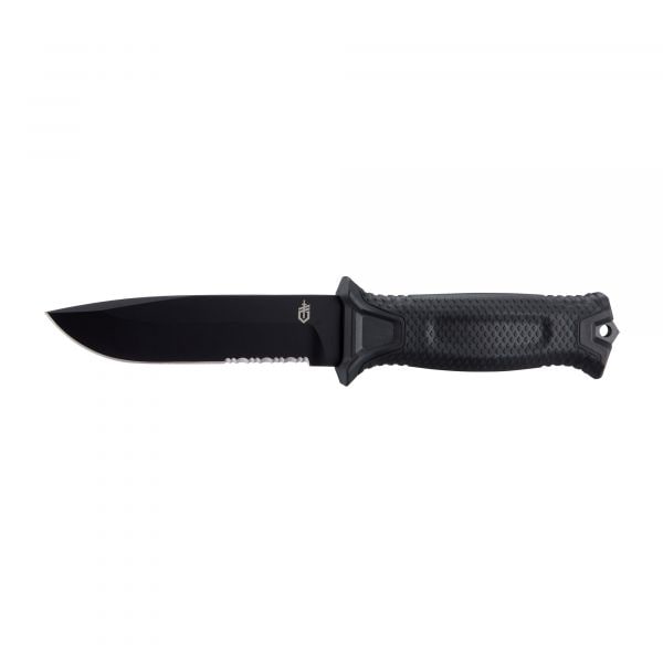 Gerber cuchillo de supervivencia StrongArm Serrated negro