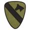 Insignia US Textil 1st Cavalry verde oliva