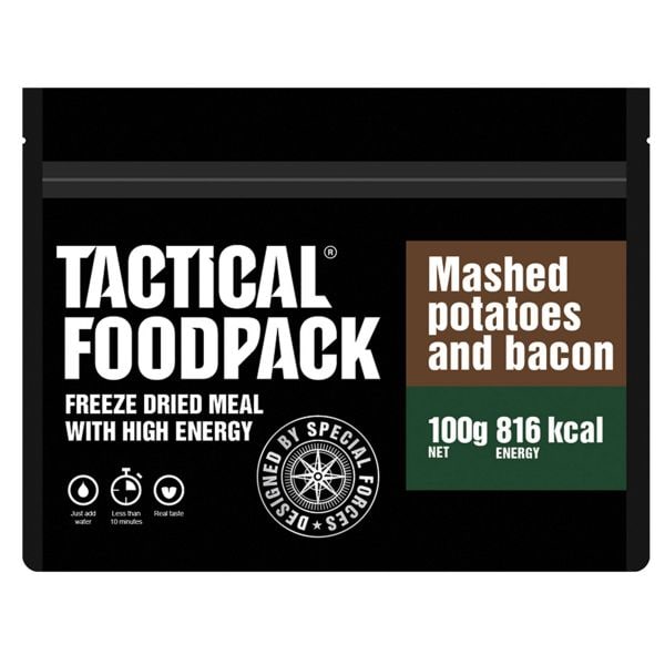 Tactical Foodpack Outdoor Alimento Puré de patatas con jamón