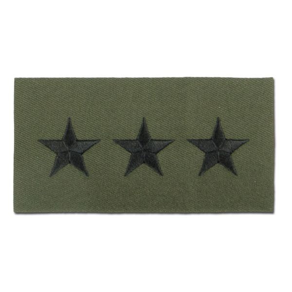Distintivo textil de rango US Lt. General verde oliva