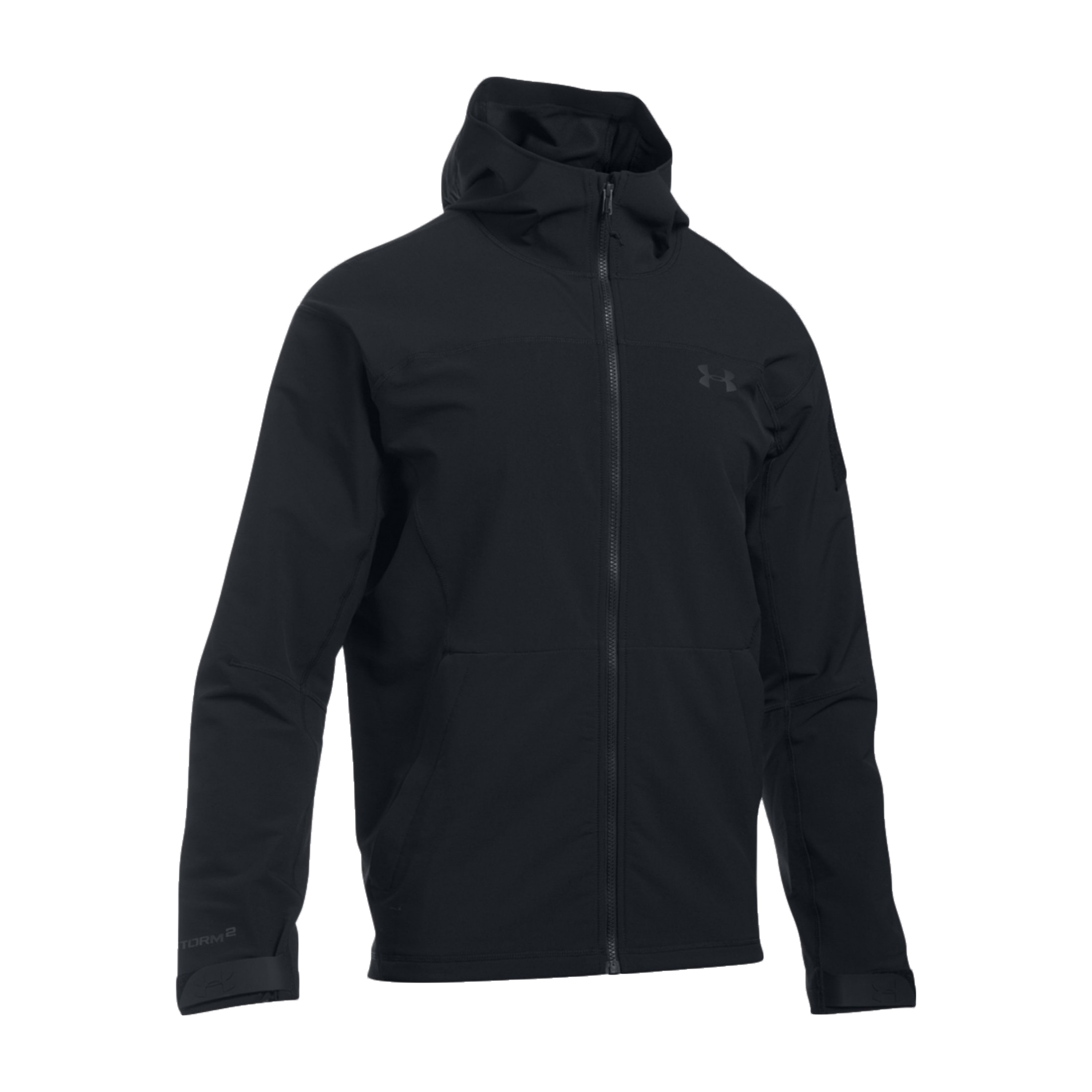 hecho Norma pastel Chaqueta Under Armour Softshell Tac 3.0 negra