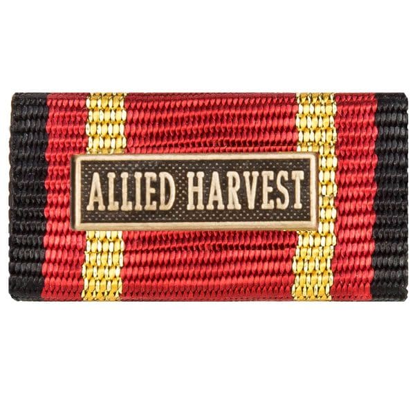 Medalla al servicio Allied Harvest color bronce