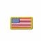 Parche MilSpecMonkey mini bandera US PVC a colores