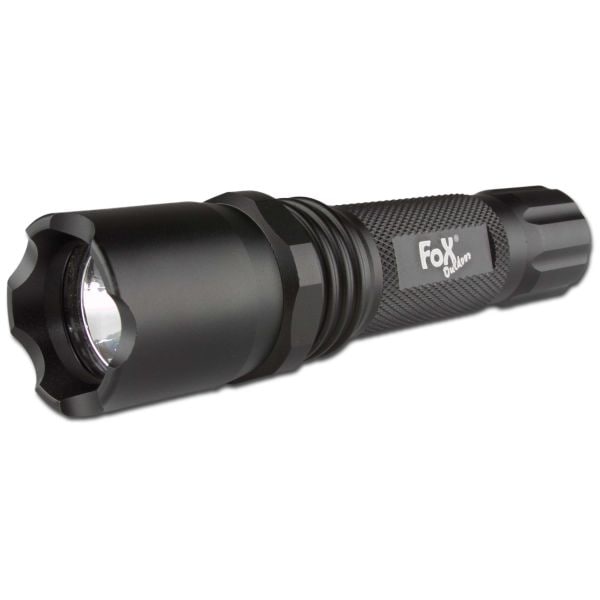 Linterna Fox Outdoor 3 Watt LED, pequeña, negra