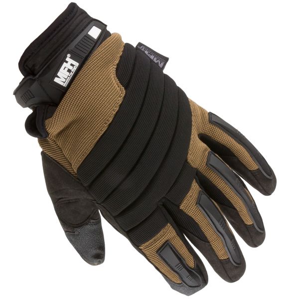 Guantes MFH Defence Operation negro/coyote