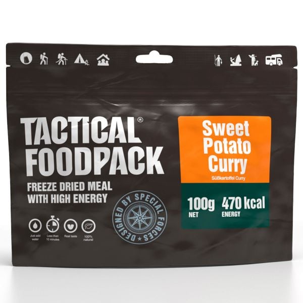 Tactical Foodpack Outdoor Alimento Batata con curry