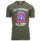 Camiseta Fostex Garments U.S. Army 82nd Airborne verde oliva