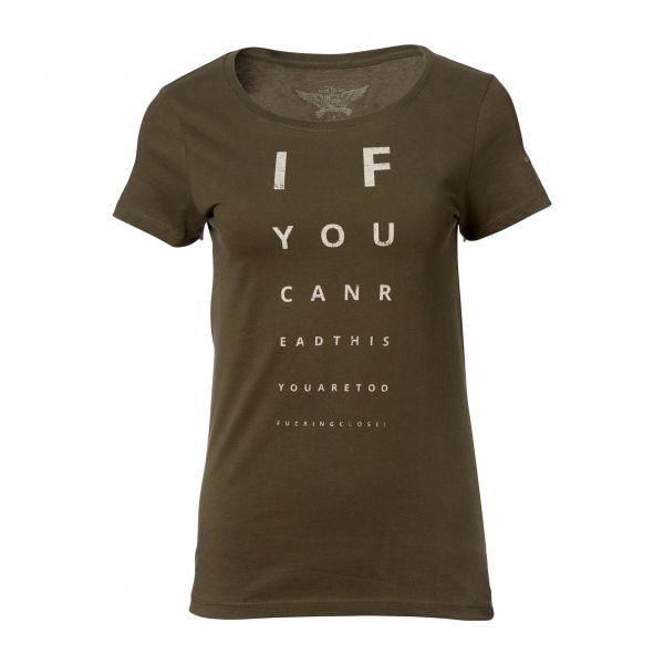 720gear camiseta If you can read this army mujeres