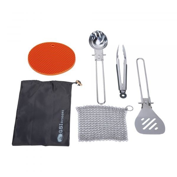 GSI Outdoors set de cocina Destination Folding Chefs Tool negro
