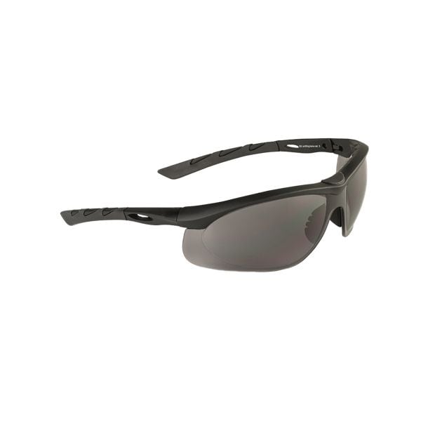 Gafas de protección Swiss Eye Lancer negras/ahumadas