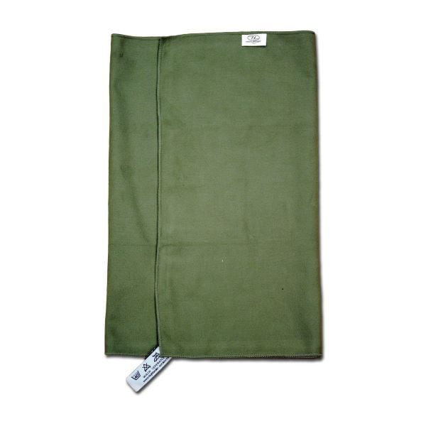 Highlander toalla de microfibra verde oliva 125x60 cm
