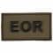 Parche 3D EOR - Explosive Ordnance Reconaissance oliva/negro