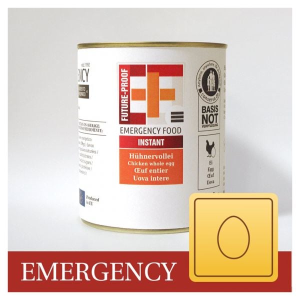 EF Emergency Food Basic Polvo de huevo de gallina de suelo