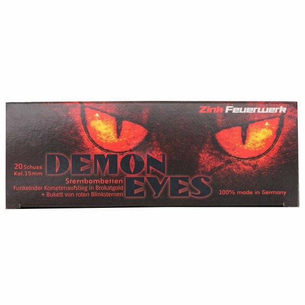 Zink Fuego artificial Demon Eyes Sternbombette 15 mm 20 u.