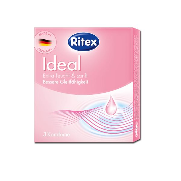 Condones Ritex Ideal paquete de 3 unidades