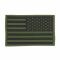 Parche 3D bandera USA big verde oliva