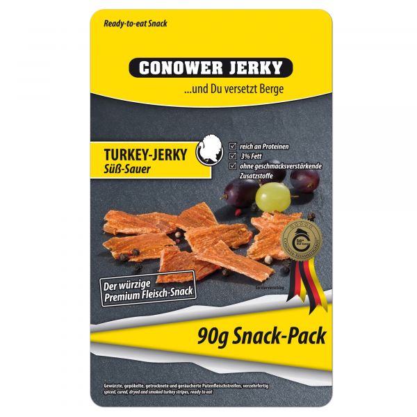 Conower Jerky Turkey agridulce 90 g